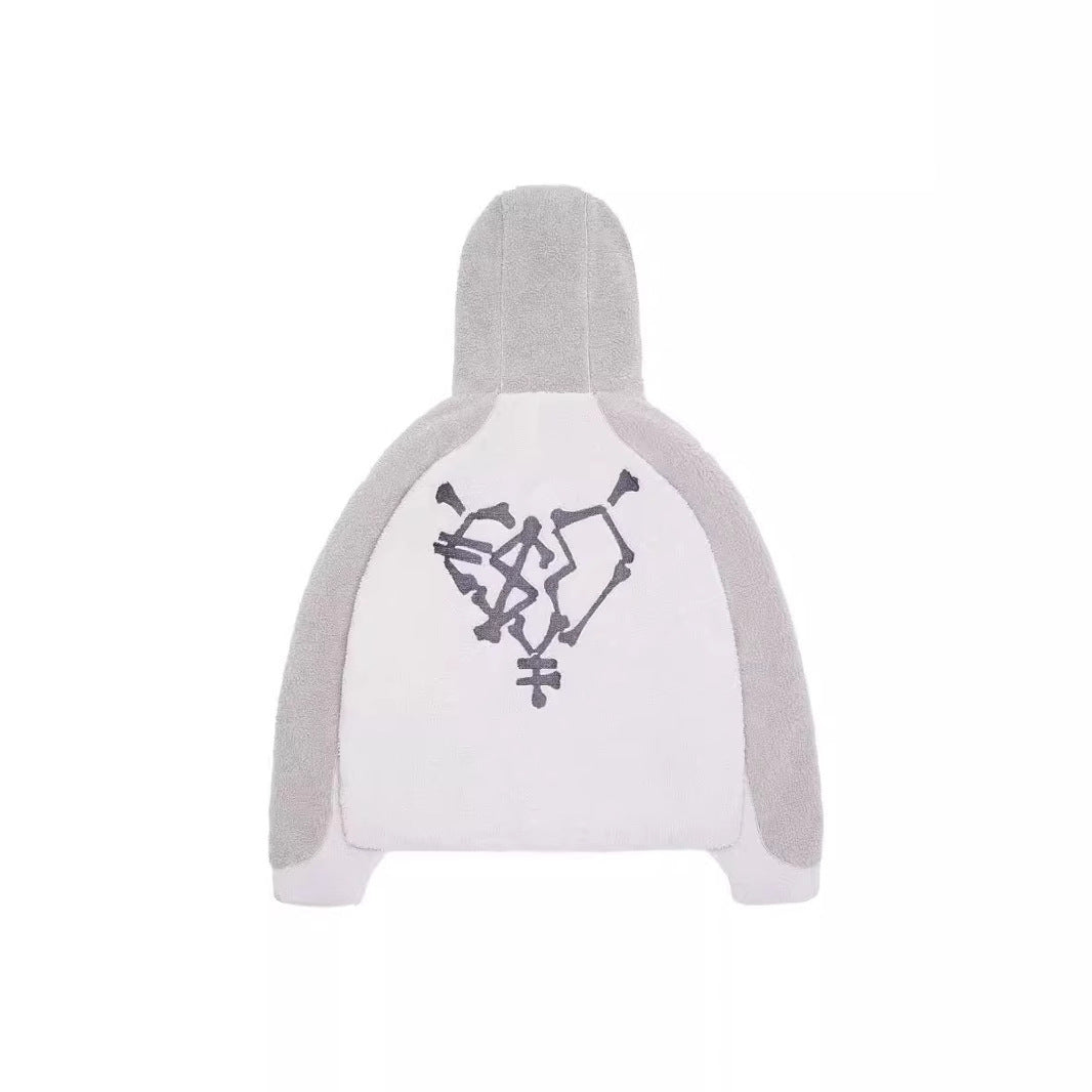 Fleece Balaclava Zipup Unisex Hoodie
