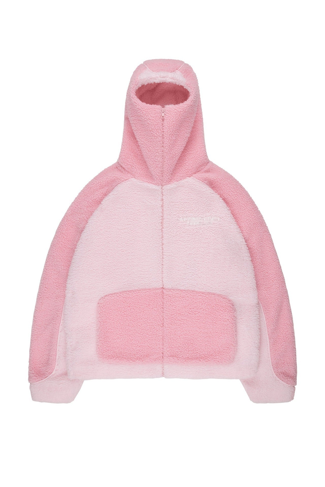 Fleece Balaclava Zipup Unisex Hoodie